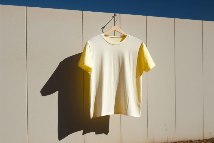 Tshirt Hanging Sleeve Yellow