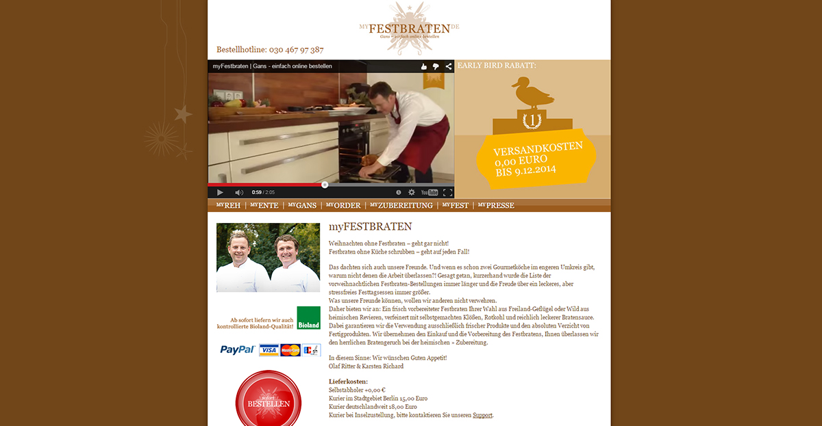 Helpling5WebsitesWeihnachtsstressMyfestbraten