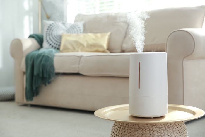 Modern Air Humidifier Table Living Room Space
