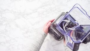 Flat Lay Mixing Ingredient Electric Blender Make Crepes Batter