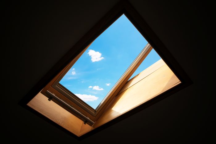 Open Roof Window Skylight 1