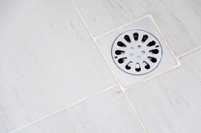 Old Chrome Shower Drain Set Shower 1