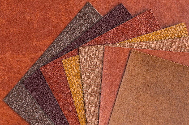 Top View Assortment Leather