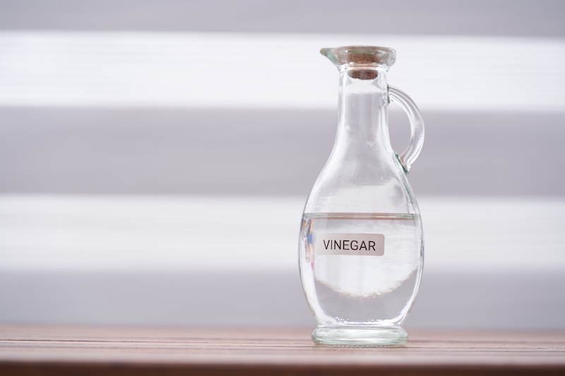 White Vinegar Wood Table Top